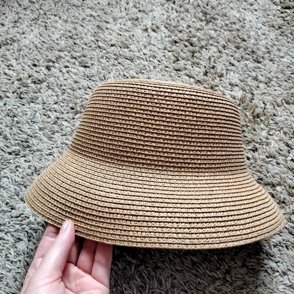 Christian Dior Straw Bucket Hat Sz S - Picture 2 of 4